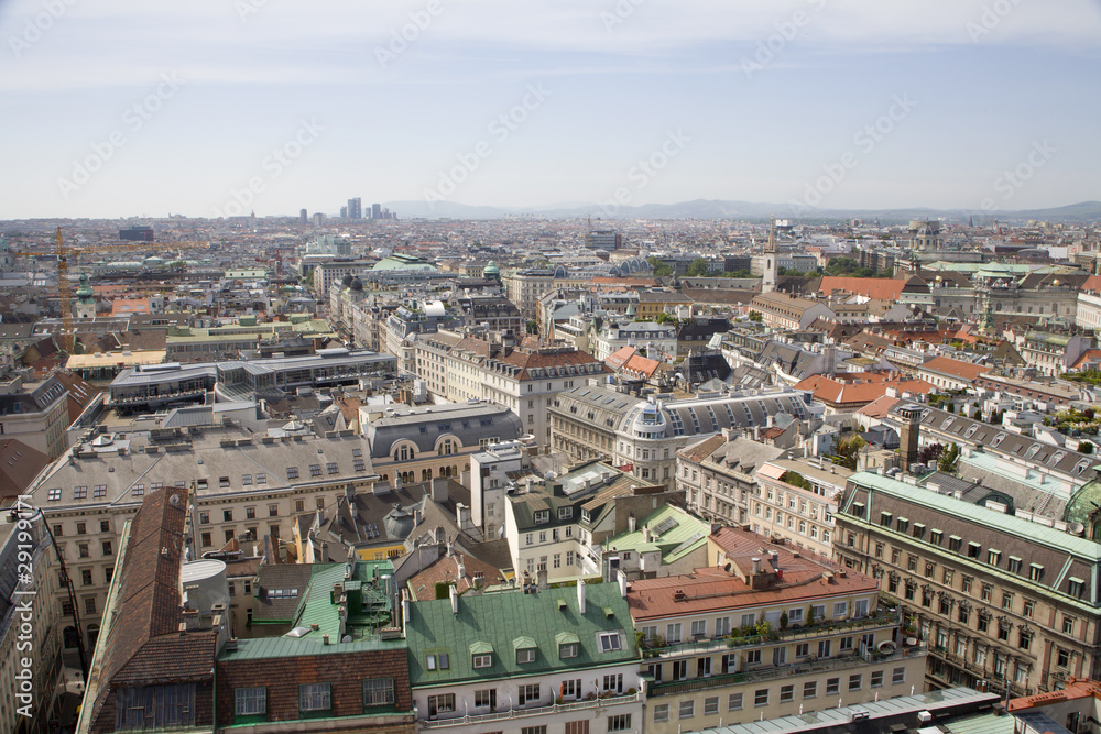 Vienna from st. Stephen cathedral