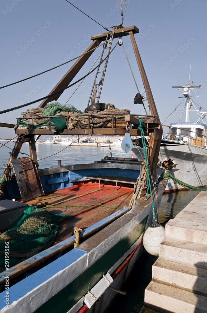 Fishing trawler.