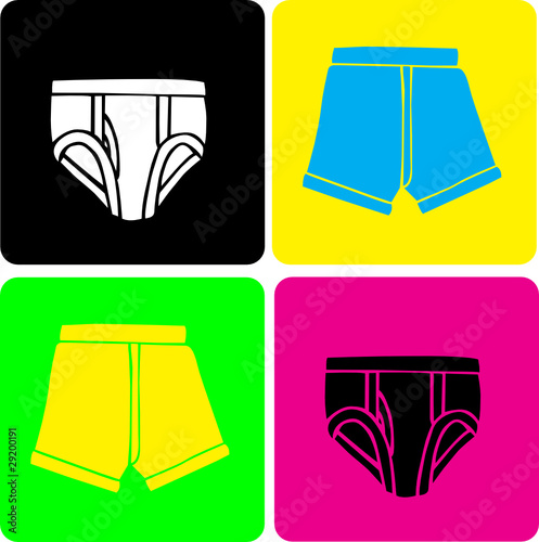 man underpants vector