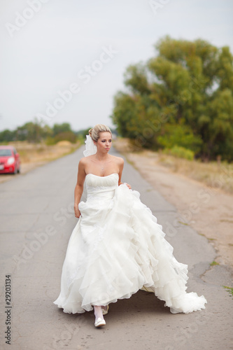 bride on the road