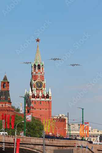 Aircraft over Red Square