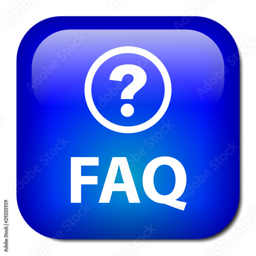 "FAQ" Web Button (faqs questions answers help assistance online)