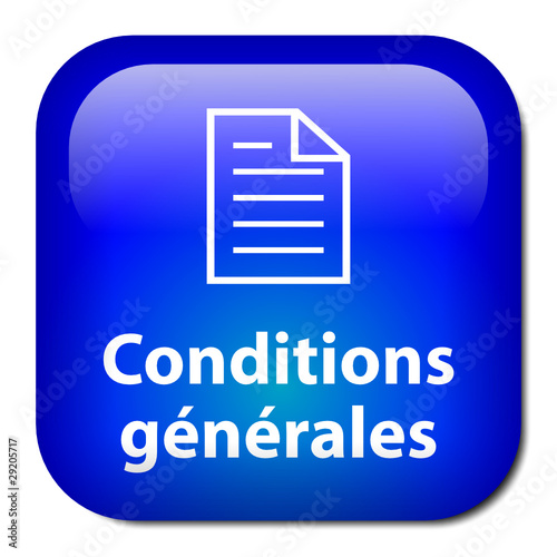 Bouton "CONDITIONS GENERALES" (utilisation vente termes contrat)