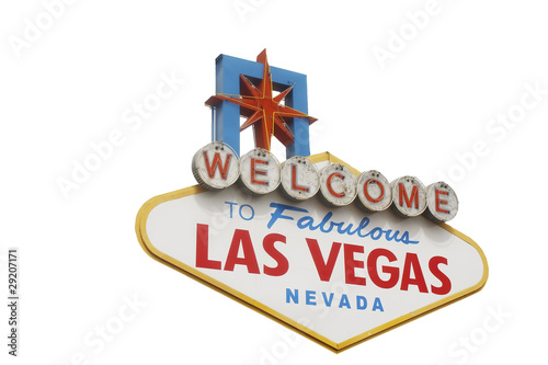 Las Vegas Sign Isolated