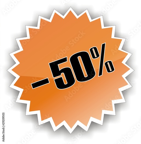 étiquette -50%
