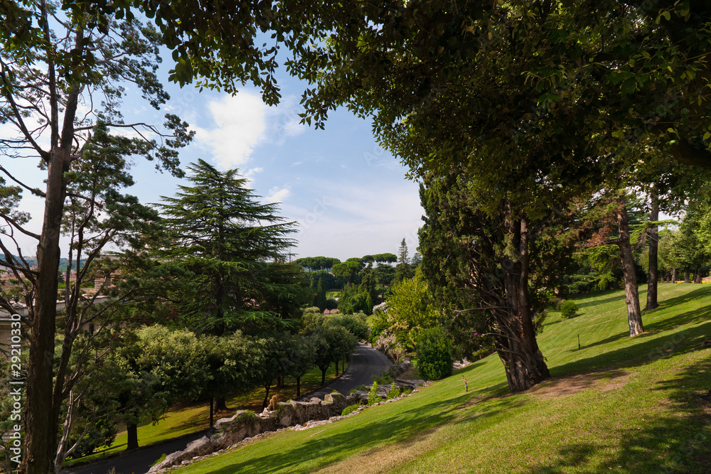 View at the Vatican Gardens