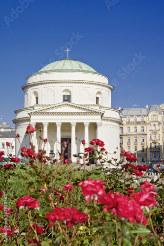 Classical church in Warsaw. Poland. photo