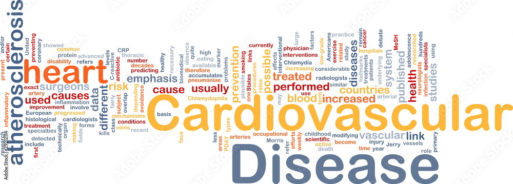 Cardiovascular disease background concept