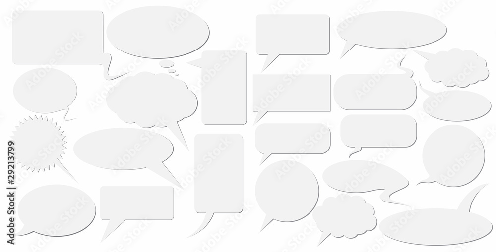 Fototapeta premium dialog bubbles