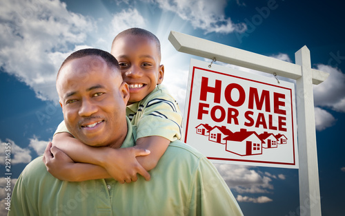 African American Father wit...