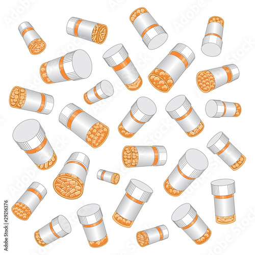 Prescription Drug Pill Bottles