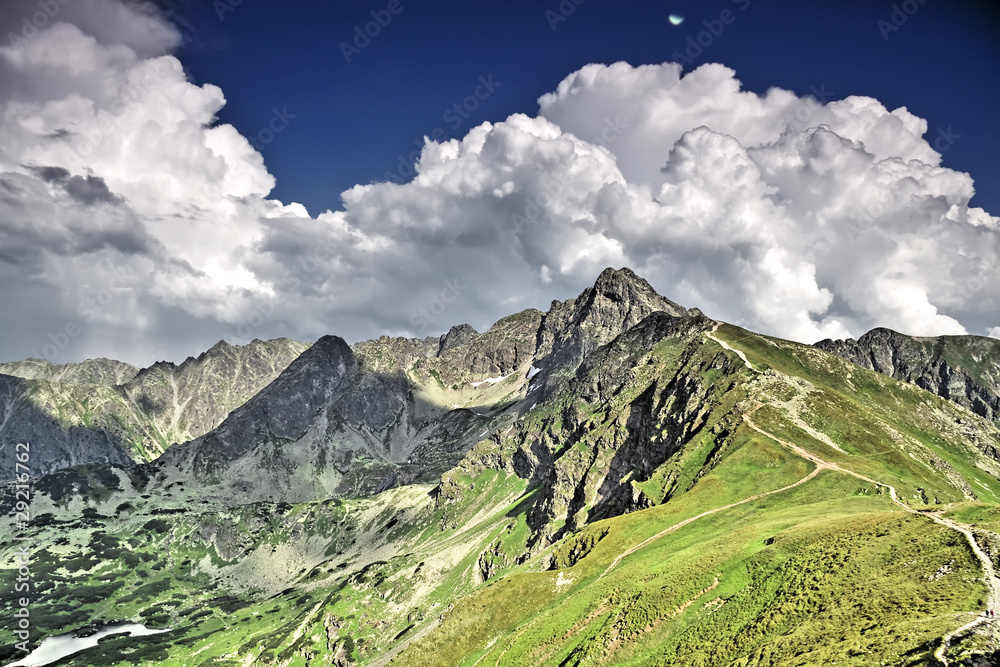 Naklejka premium Beautiful mountain in Europe - Tatras. Ecological reserve.