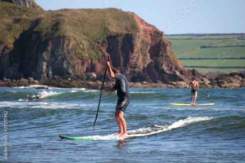 paddle boarder photo