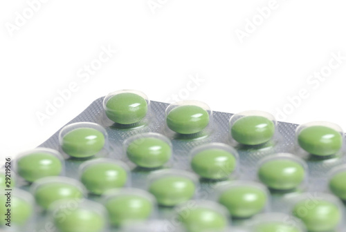 box of green pills