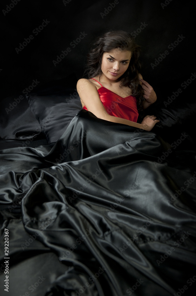 Naklejka premium pościel