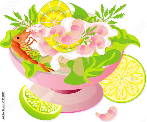 Shrimp Salad with Lemon
