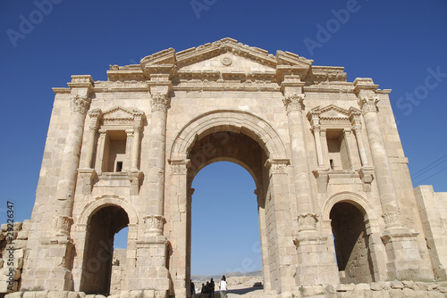 Fotografie, Obraz Hadrian's Arch in Jerash