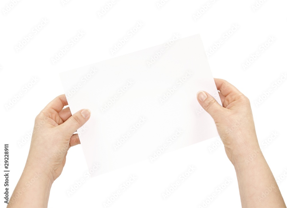 Obraz premium Hand Blatt
