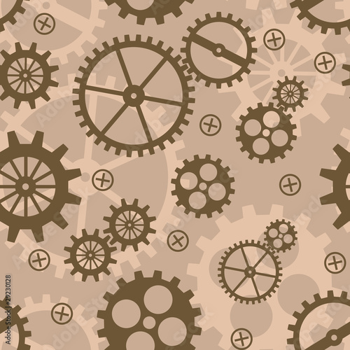 Abstract background with mechanism