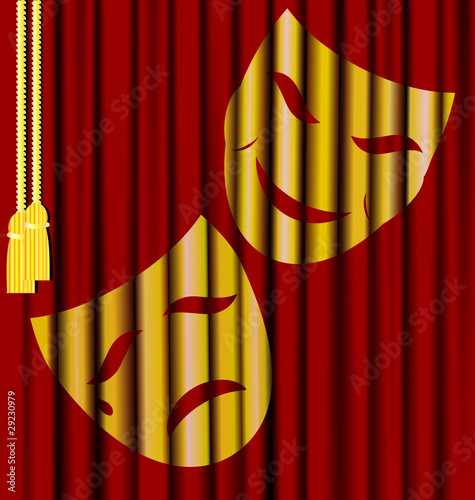 theatrical masks