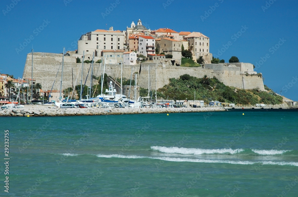 The fortress of Calvi, Corsica