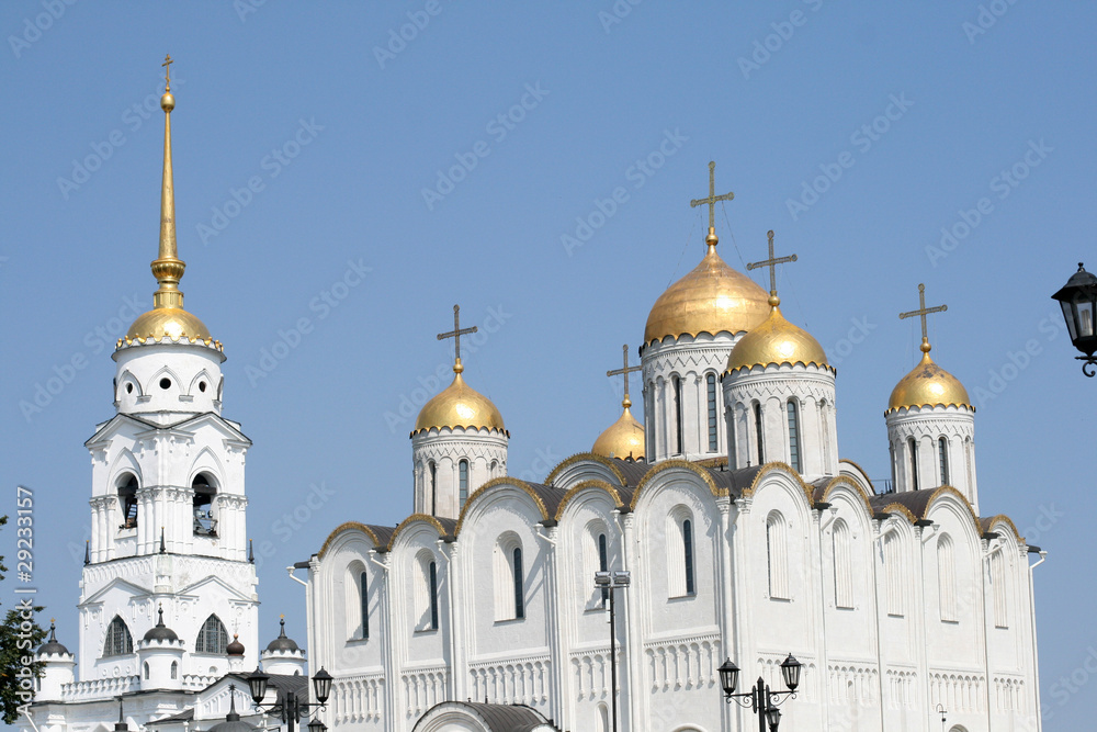 Uspensky cathedral in Vladimir Russia