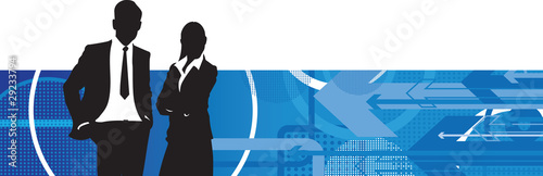 business people background