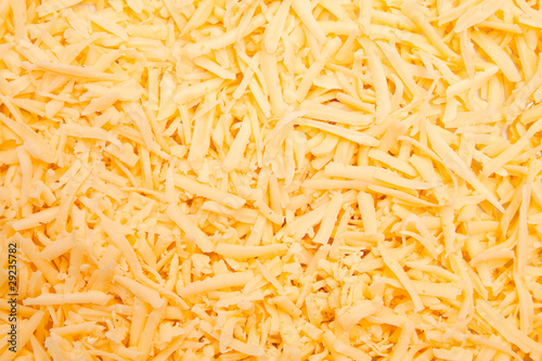 Grated cheese for a background