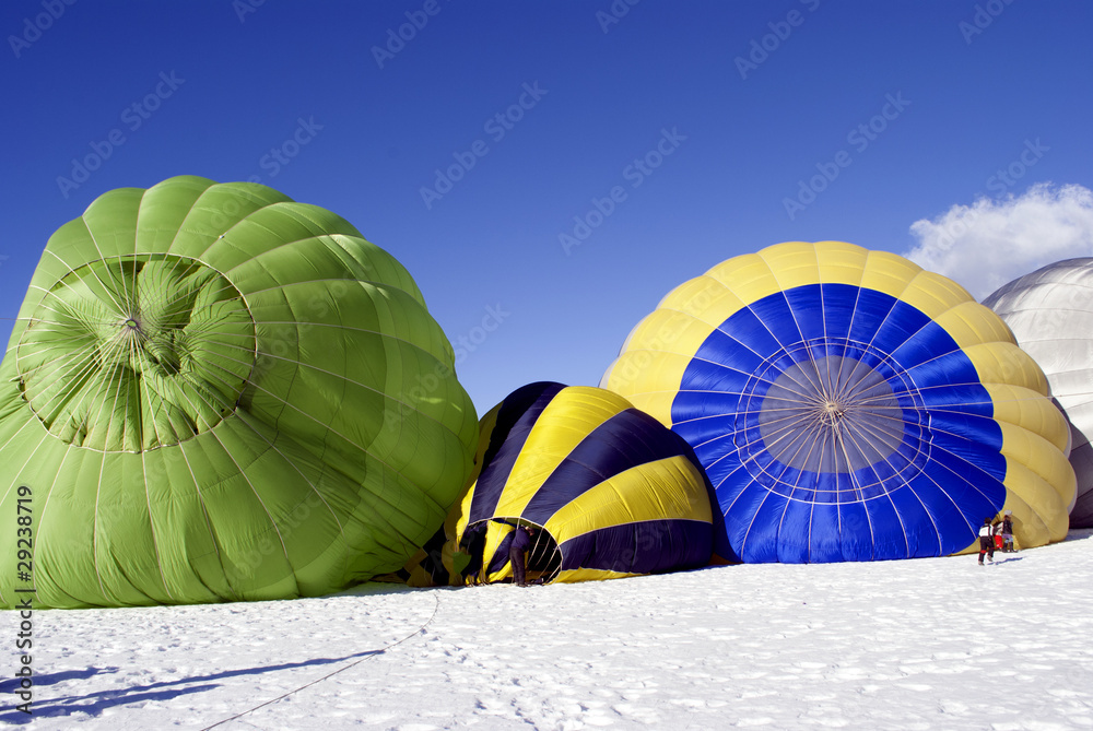 Naklejka premium Hot Air Balloon