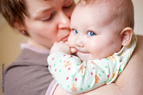 amazing baby and mother