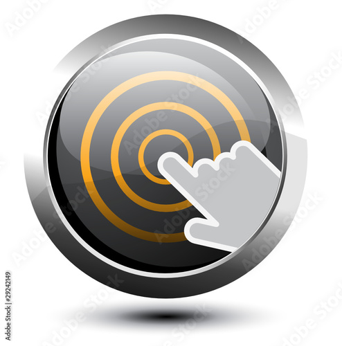 Bottone touch screen mano