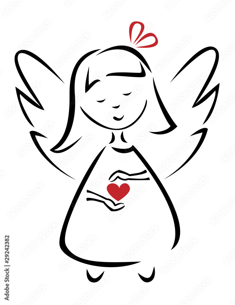 Ljubavni anđeli crteži
