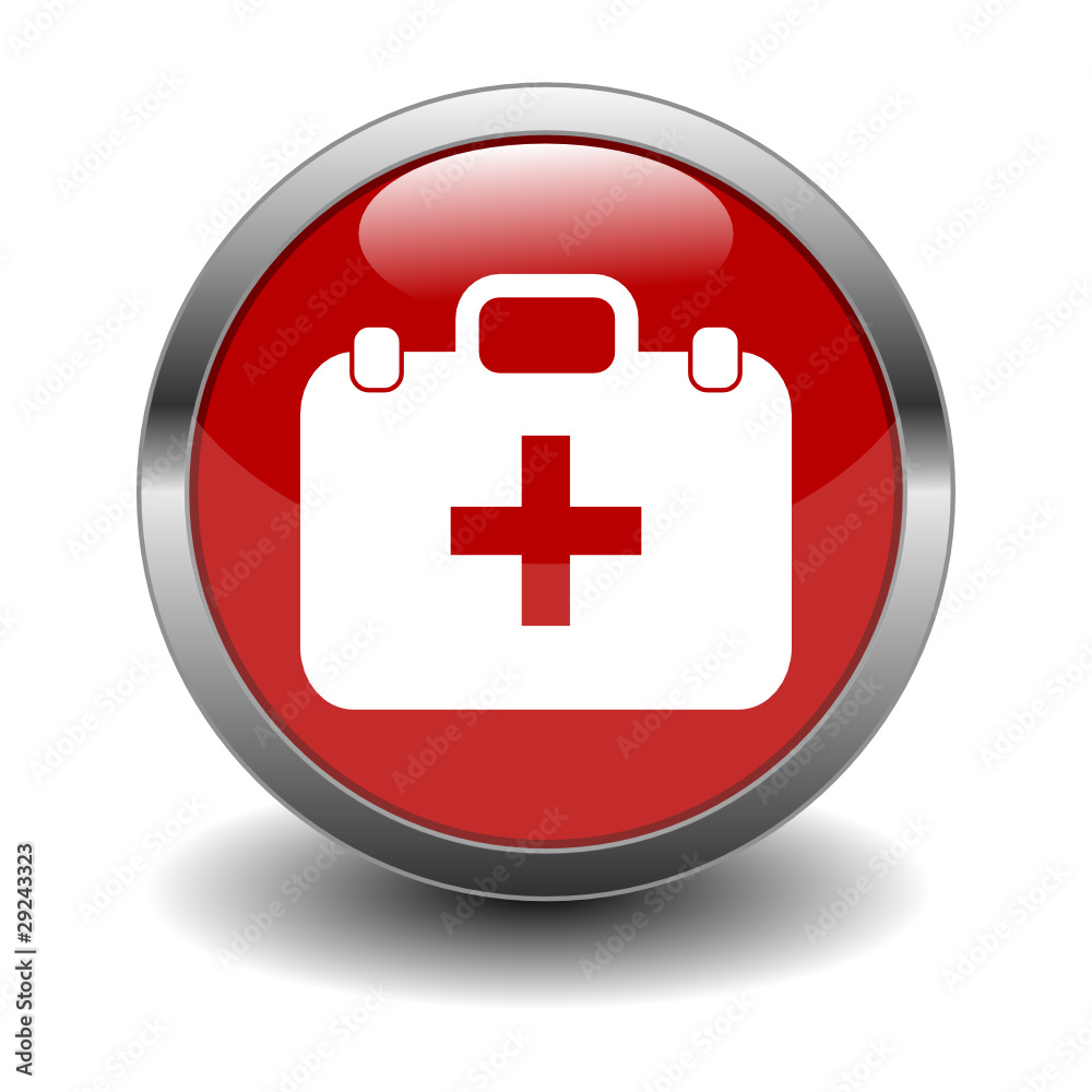 Obraz premium Button Arztkoffer