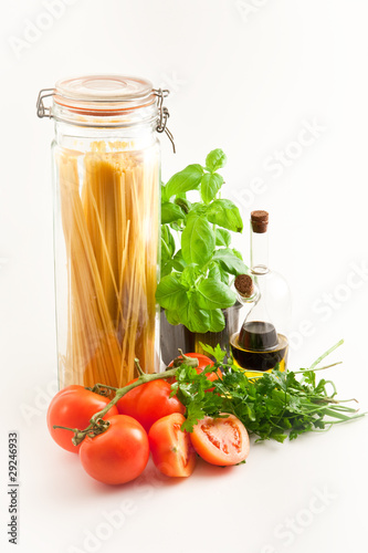 Italian meal ingredients