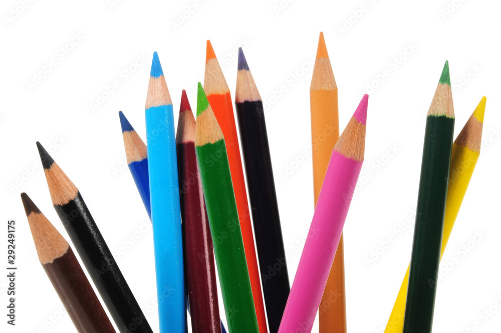 Fototapeta premium Color pencils. Isolated