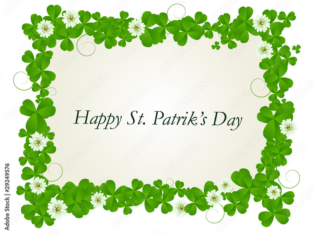 Happy St. Patrick card Happy St. Patrick card