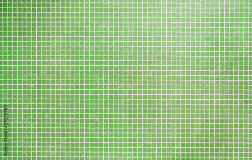 green mosaic tile