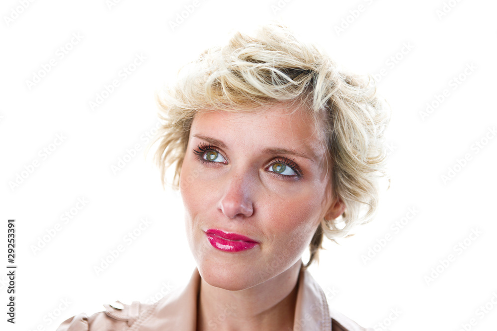 beauty portrait of woman in thirties beauty portrait of woman in thirties