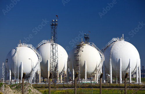Chemical storage tanks