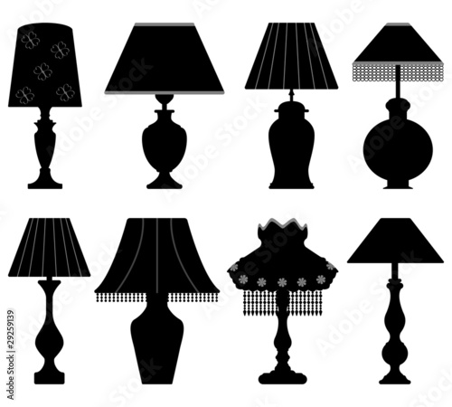 Table Lamp Light Black