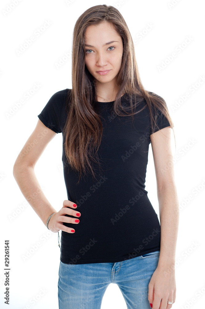 Interesting young woman Interesting young woman