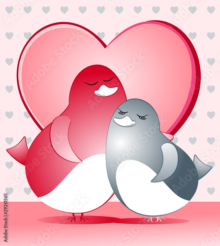Passerotti innamorati - Sparrows in love
