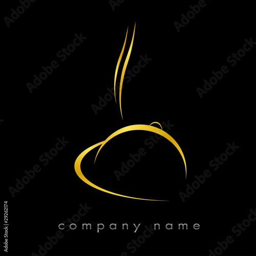 Symbole cloche de restauration
