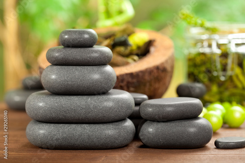 Hot massage stones