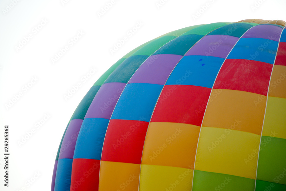 Obraz premium Rainbow balloon in the sky.