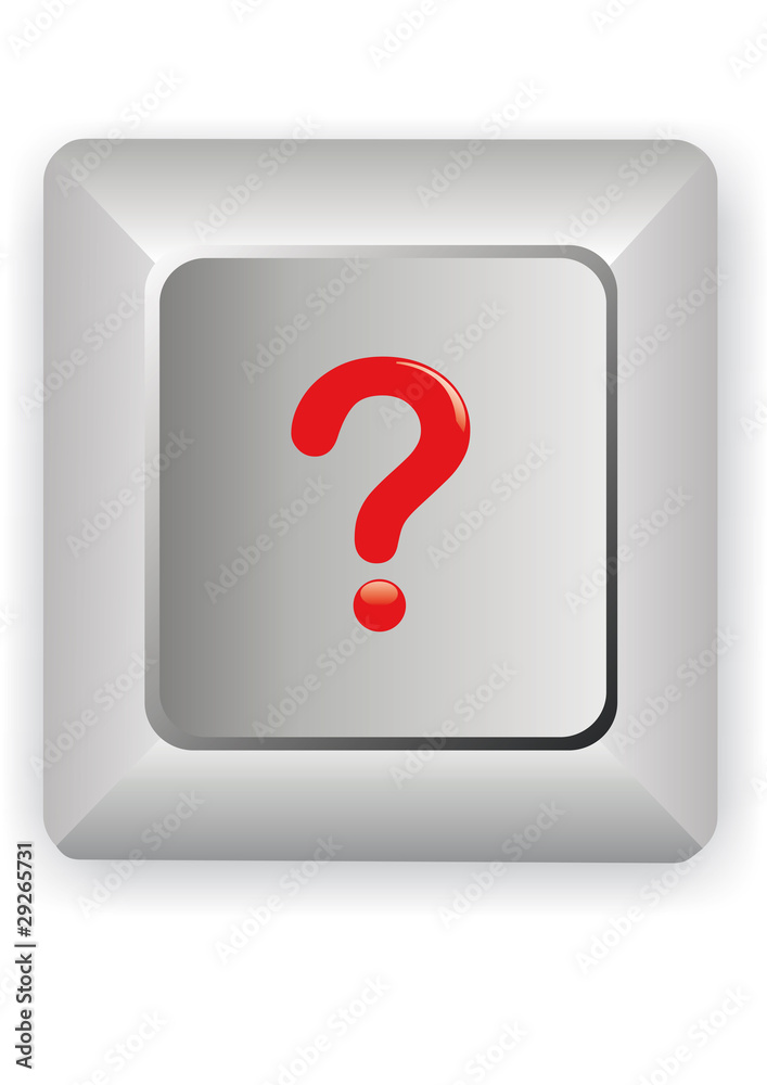 computer keyboard with question mark computer keyboard with question mark