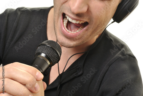 Man singing