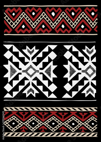 Native Americans Fabric Design