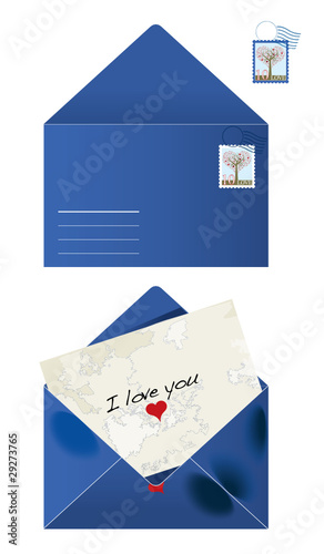 Carta da lettera amore cuore