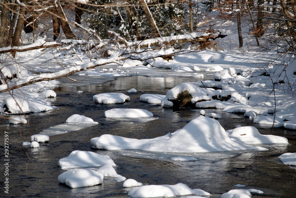 Snowy Stream Snowy Stream